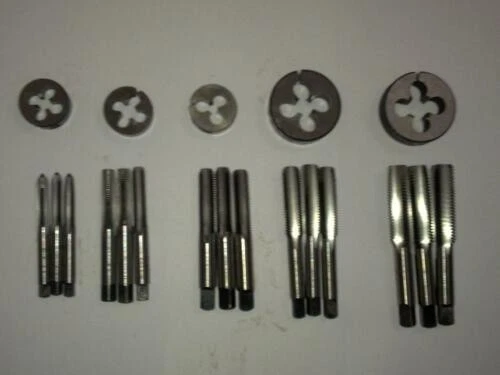 {TAP DIE SET BSB BSCY CYCLE 26 TPI THREAD - 1/4 ,5/16 ,3/8 ,7/16 ,1/2 X 26 TPI} - Image 3 of 3