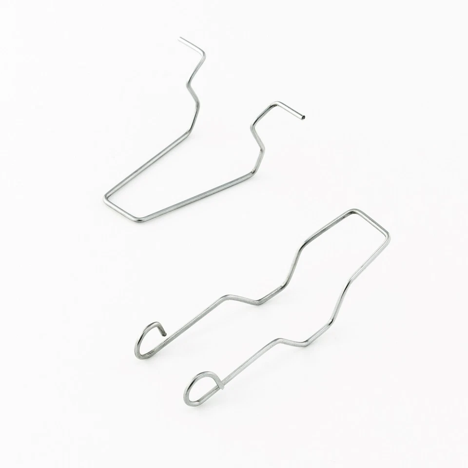 2x Edelstahl Halteclip Halteklammer Scheinwerfer Birne H1 H3 H4 H7 für DAEWOO - Bild 2 von 4