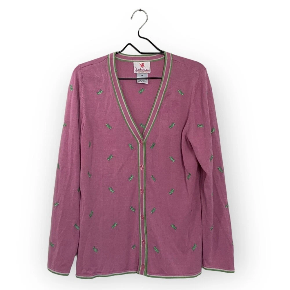 Pink varsity cardigan clearance