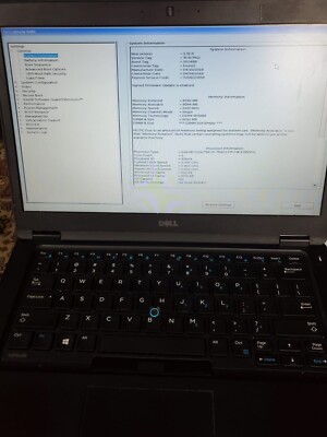 laptop dell latitude i5 E5480