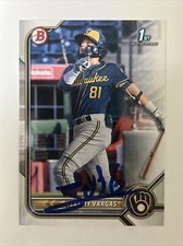 Jheremy Vargas Autographed 2022 Bowman #BP-144 In Person N533