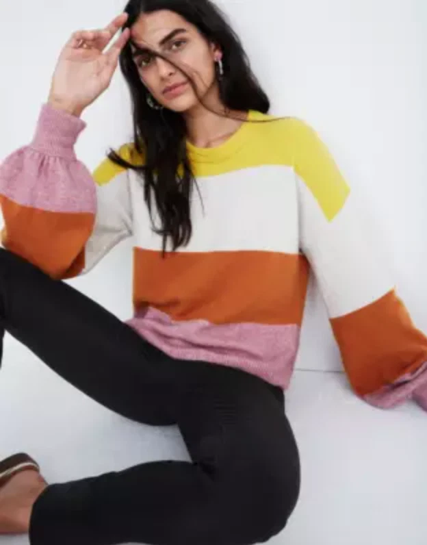Balloon sleeve hotsell sweater madewell