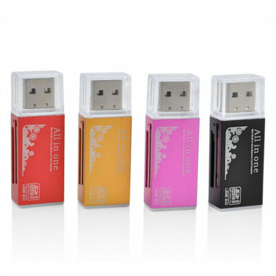Lettore Di Schede Di Memoria 4 In 1 Lettore Di Schede Multiple Usb 2 0 Adattatore Per Cardreader Per Unita Flash Tutto In Uno Adatto Per Micro Sd Tf Ms Micro M2 - Foto 12