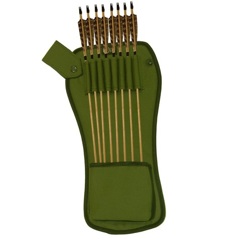 NYLON SIDE/HIP WAIST LONGBOW/RECURVE BOW ARROW QUIVER BAG DETACHABLE BELT LOOP - Picture 11 of 14