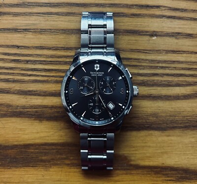 【稼動品】腕時計　VICTORINOX　SWISS ARMY　クロノグラフ Victorinox Swiss Army Watch 241478 | eBay