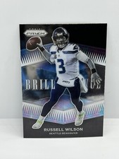 2021 Prizm Football Russell Wilson BRILLIANCE B-5 Panini Seattle Seahawks Insert