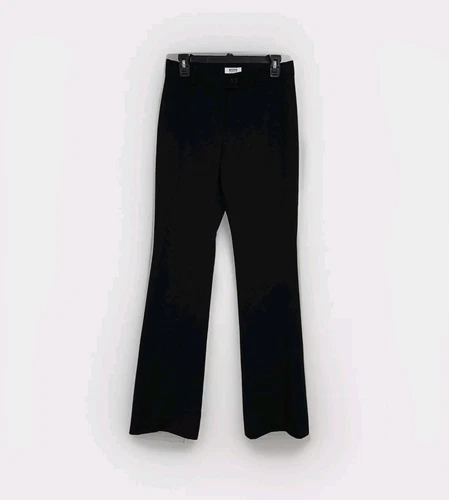 Moschino pantaloni eleganti donna neri taglia US 8 GB 10 pantaloni misto triacetato