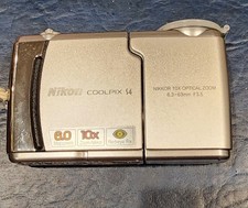 Nikon Coolpix S4 6.0 MP Swivel Digital Camera Parts Only - Please Read