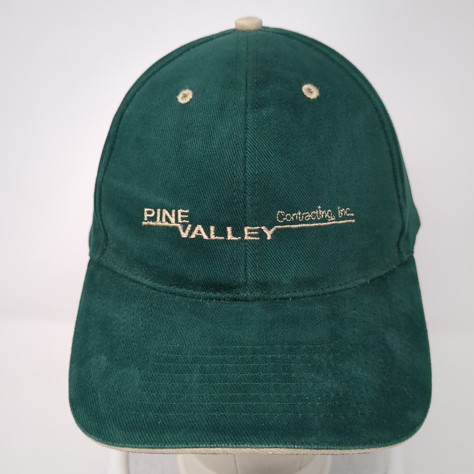 Pine Valley Contracting, Inc. Strapback Hat Green… - image 2