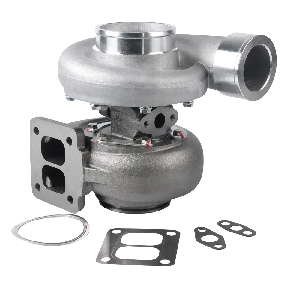 T4 1.05 A/R Upgrade Racing Turbo charger For  Dodge Challenger  Ford Mustang - Image 2 of 4