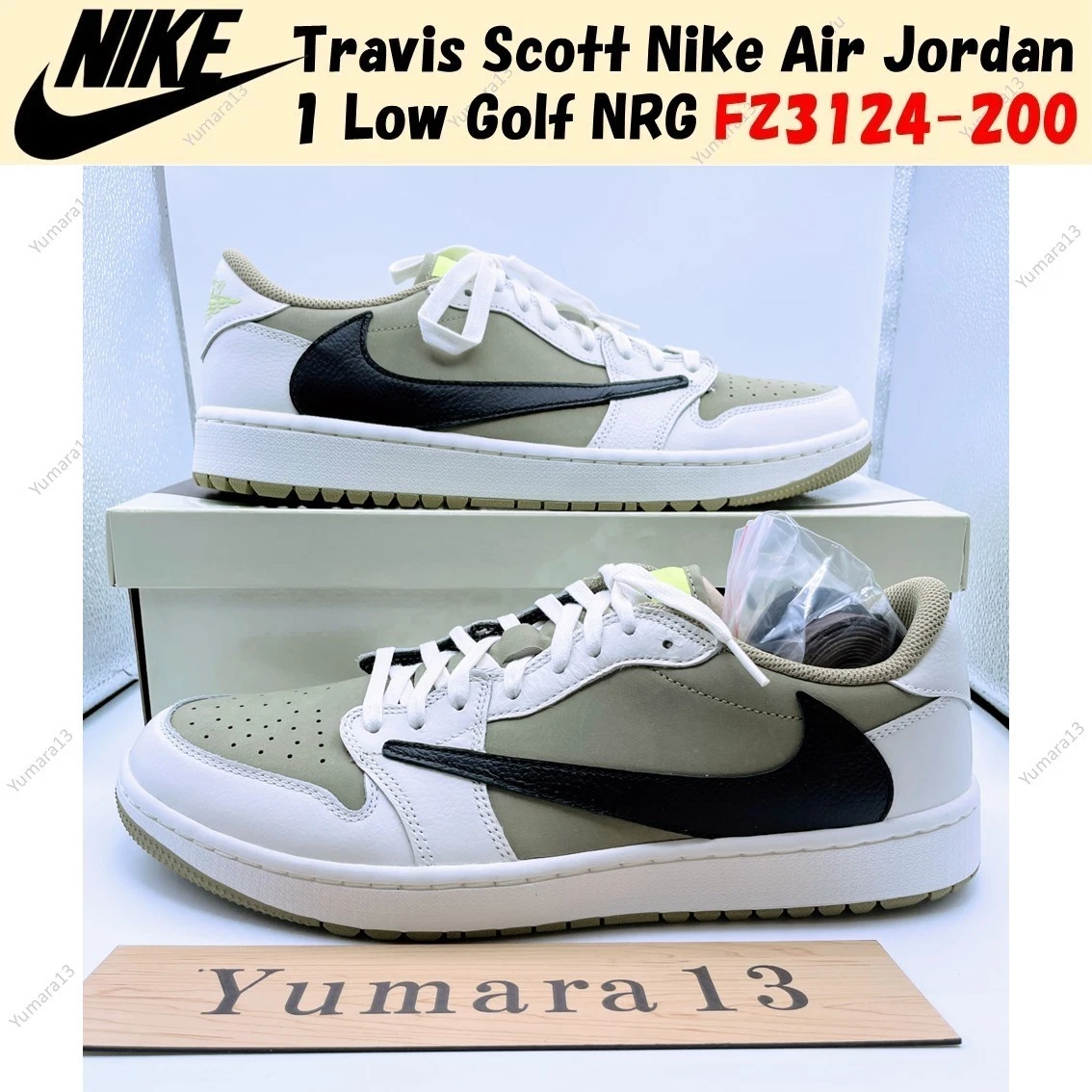 Las mejores ofertas en Jordan 1 Low Golf x Travis Scott Neutral