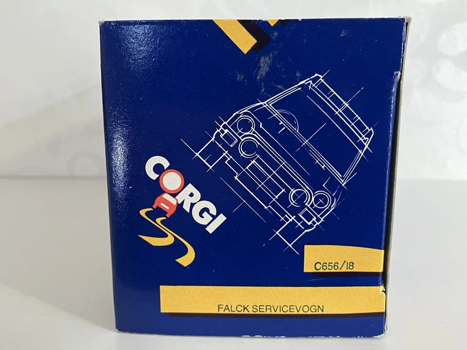 Furgoneta Corgi Ford Transit Falck Servicevogn. Caja correcta roja especial exportación C656/18 Foto 3 de 4