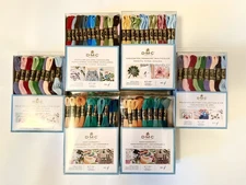 Lot of 12 Boxes DMC Skeins Assorted Colors Embroidery Floss Thread *NEW!