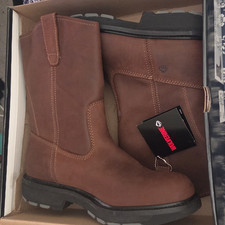 Wolverine Mens Brown Leather Wellington Boots...