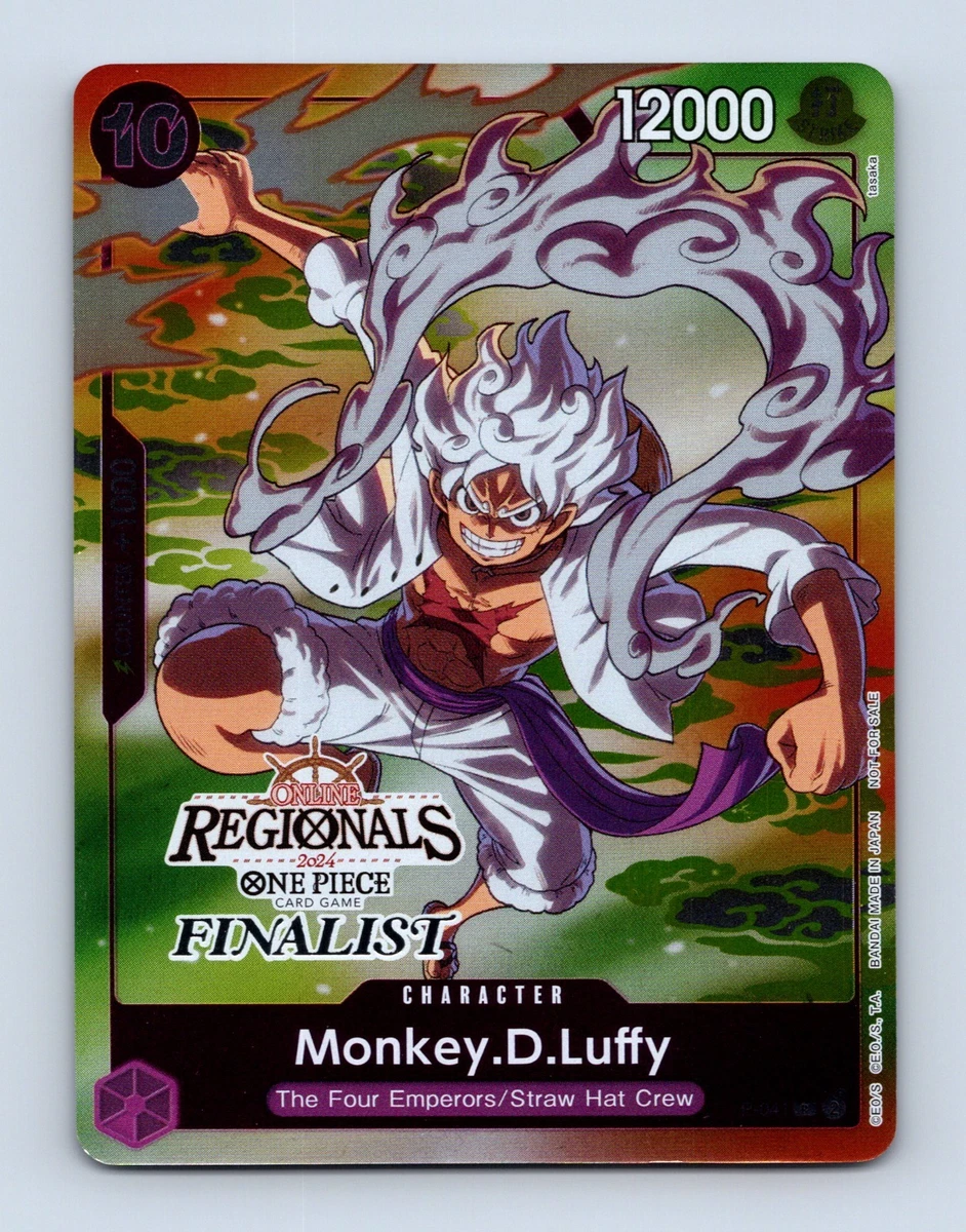 Monkey.D.Luffy [Finalist] P-041 One Piece Promotion Cards for sale