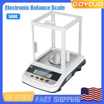 Analytical Lab Balance 500g 0.001g Ultra-Precision Electronic Digital Scale 