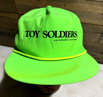 Vintage 1991 Toy Soldiers Movie Promo Hat Adjustable One Size Rope Tri-Star