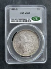 1885-O Morgan Dollar New Orleans CAC MS63 Silver $1 399028904
