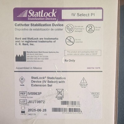 StatLock IV Select PI Catheter Stabilization Device IV0563P