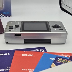 Neo Geo Pocket Color Platinum Silver CIB Sonic the Hedgehog Bundle SNK Console