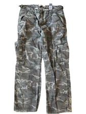 Levi Strauss Co Mens Cargo Pants Camouflage W34 L32 Mesur 35x31 Military Utility