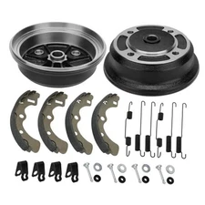  Rear Wheel Brake Drum Hub With Brake Shoes 2 Set for Kawasaki Mule 4010 4000 