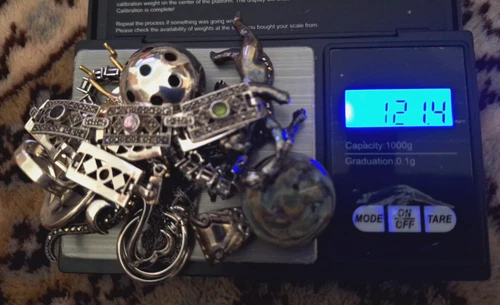 Vintage SterlSilver 925 Jewelry Lot MEXICAN & NATIVE AMER. SIGNED 121.4 GRAMS