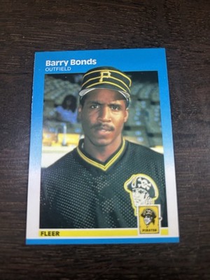  1987 BARRY BONDS FLEER RC Alltime HR RECORDS MINT GRADABLE  Pirates/Giants 