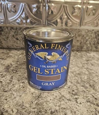 New! General Finishes Gray Grey Oil based Gel Stain 1 Quart