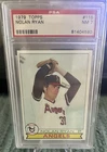 1979 Topps - Nolan Ryan #115 PSA 7 Near Mint California Angels HOF