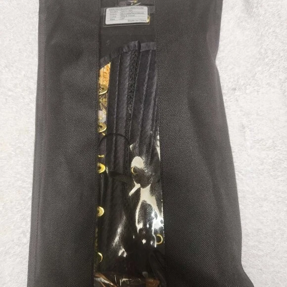 Corsé Mystic City MCC36X amarillo/negro brocado/malla debajo del busto Waspie - 20" Foto 4 de 4