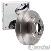 2X NK Bremsscheiben 278Mm Voll Hinten Passend FÜR MERCEDES-BENZ SL | 203320