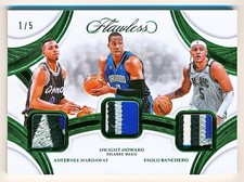 2024-25 Flawless Hardaway Howard Banchero Triple Emerald Patch #TP-ORL (1/5)