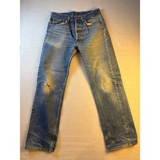 Vintage Levis 501xx Mens Straight Leg Jeans Blue Denim Made in USA 31x28 546