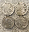 LOT OF FOUR (4) 1920 BUFFALO NICKELS - CULL CONDITIONS