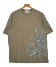 HERMES T-shirts/Cut  Sewns Brownetc. L 2200633232047