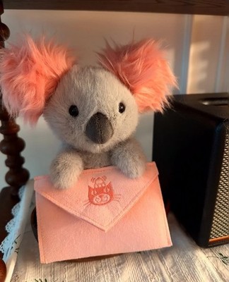 Authentic Jellycat Koala with Message BNWT Soft Plush Plushie Kawaii Valentine