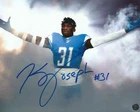 Kerby Joseph Autographed Detroit Lions 8x10 Photo with COA/Matching Hologram