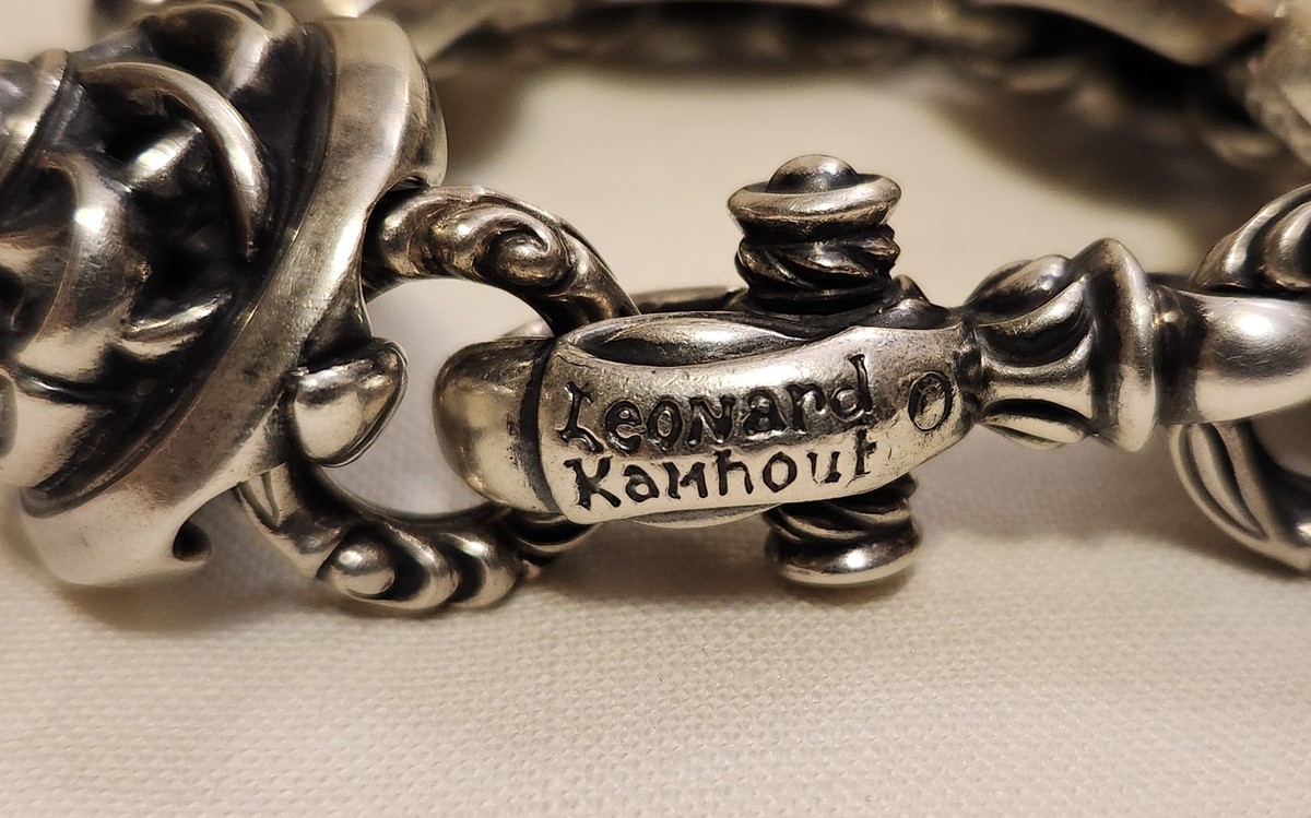 LEONARD KAMHOUT ブレスレット Rare LONE ONES Leonard Kamhout Heavy Thick Dome Bracelet | eBay