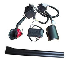 Golf Cart Turn Signal Kit with Horn Brake Light Switch, 9-Pin Plug Upgrade