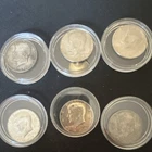 Kennedy Half Dollar 50C Coin Lot 1964, 1965, 1966, 1967 Circulated 40% silver