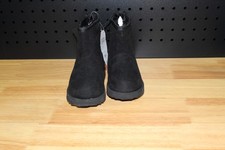 Wonder Nation Toddler Girls Faux Suede Shearling Boot-Black-Size 7 -NWT-25004600