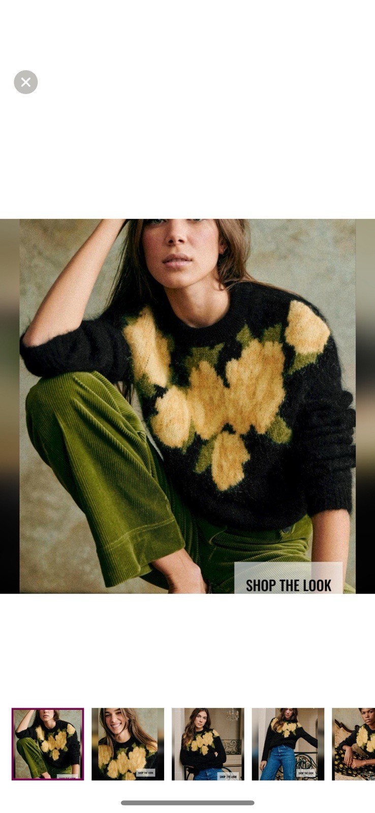 Sezane Women's Joko Wool and Kid Mohair Jumper  XXS image 3