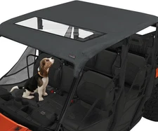  Ranger 1000 Crew 6-Seat Canvas Roof Top, Soft Top With Rollable Waterproof 