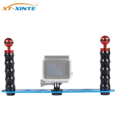 Stabilizer for Flash Dual Mount Tray Grip Gopro Underwater 10 11 Diving Housing