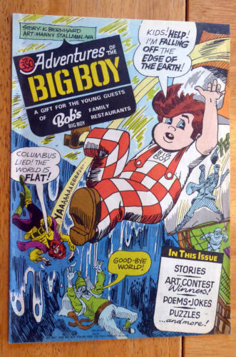 Big Boy Restaurant ~  Adventures of the Big Boy ~ No. 350 ~ 1986 ~ Coca-Cola ad - Picture 1 of 5