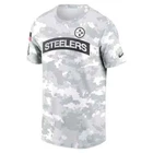 PITTSBURGH STEELERS NIKE Salute to Service 2024 White Camo T-Shirt MENS XL