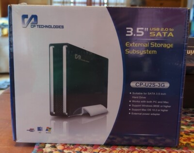 CP Technologies CP-U2S-3G USB 2.0 External Storage Subsystem 3.5'' Factory Sealed