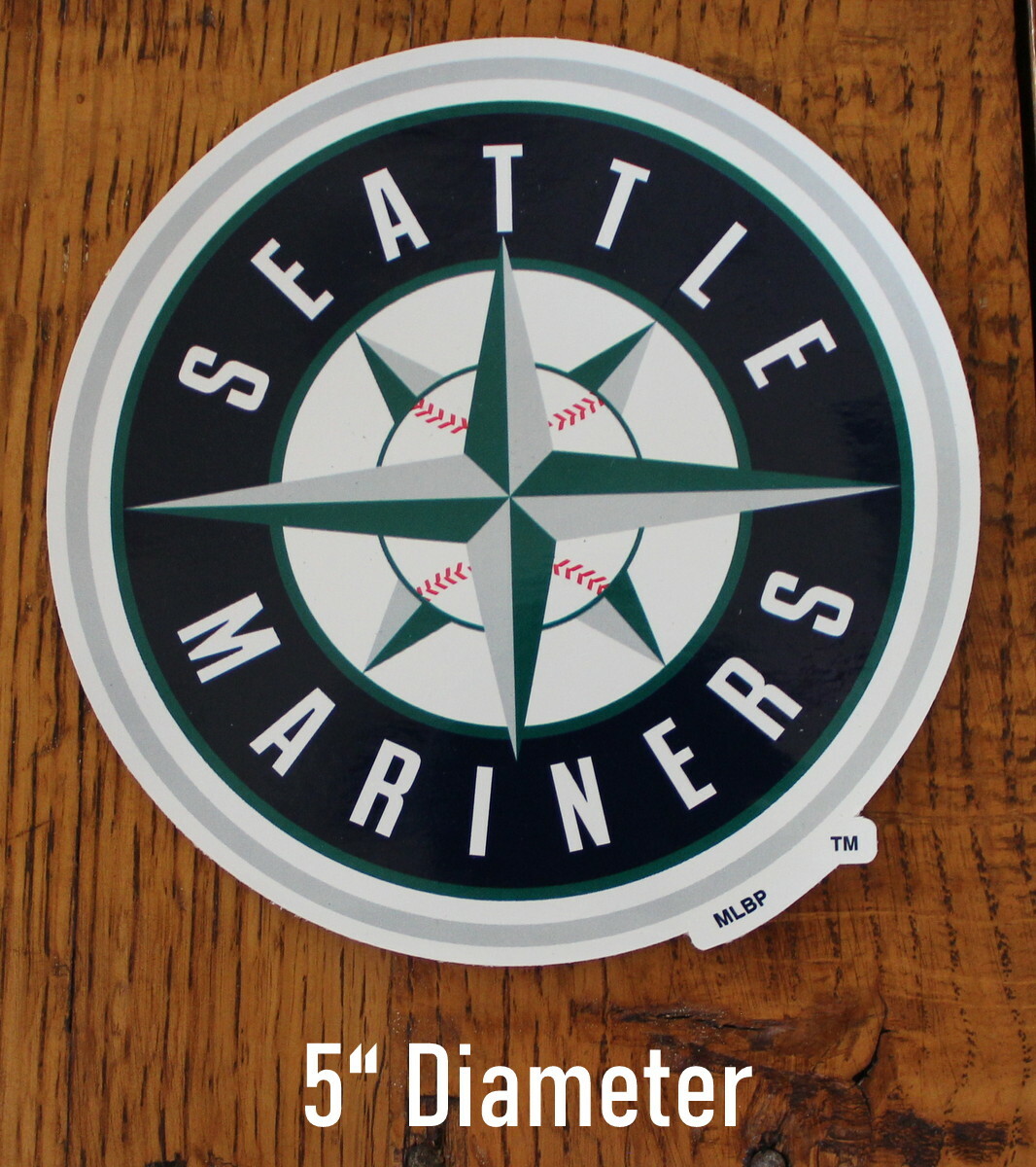 Seattle Mariners Baseball Decal Die Cut Static Cling Lic Color