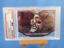 Sony Michel Obsidian 2018 Vitreous Die Cut Red  PSA 5   2/5